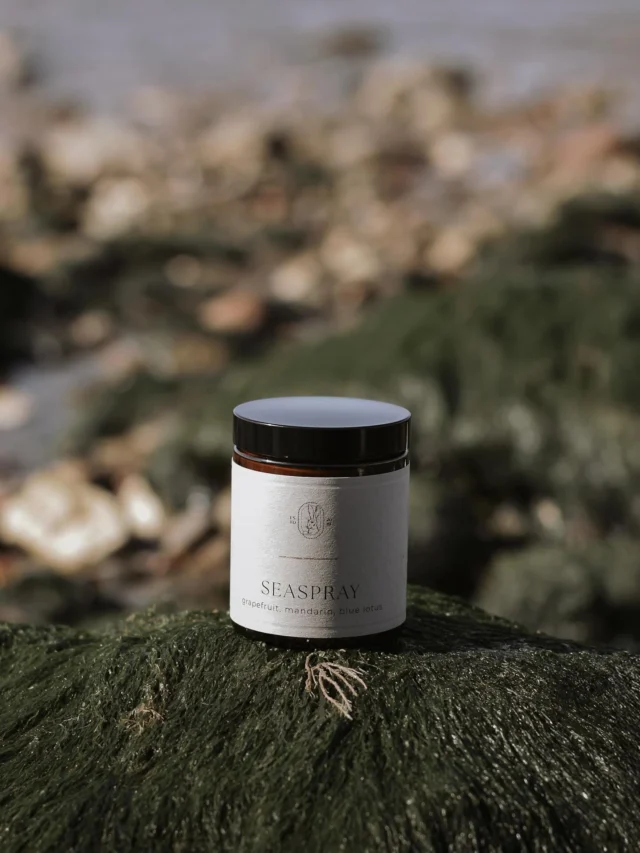 How does Seaspray sound right now? 
With crisp marine notes, hints of salty air and a subtle touch of citrus, it captures the essence of waves crashing on a sunlit shore. Strong favourite this summer!
TOP NOTES

Grapefruit, Lemongrass, Mandarin, Pineapple, Coriander, Sea Spray accord

MID NOTES

Blue Lotus, Lavender, Lily

BASE NOTES

Sea Moss, Sun-bleached Woods, Tonka, Musk

#oceanscent #summercandles #home